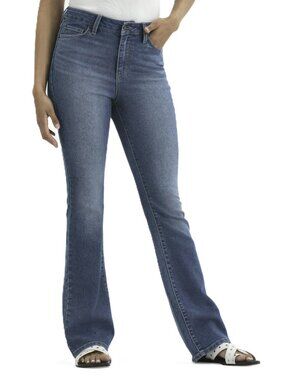 New Women's No Boundaries Midrise Stretch Denim Bootcut Jeans Size 10 Med. Wash